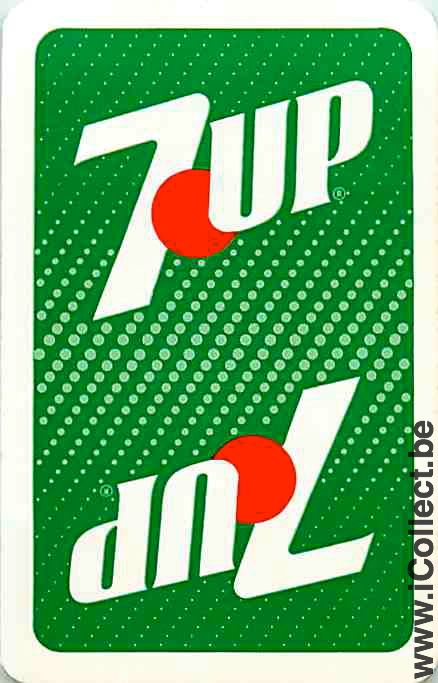 Single Swap Playing Cards Soft Drink 7Up (PS09-11G) - Click Image to Close