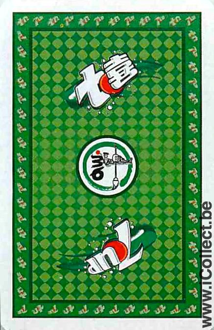 Single Swap Playing Cards Soft Drink 7Up (PS09-11H) - Click Image to Close