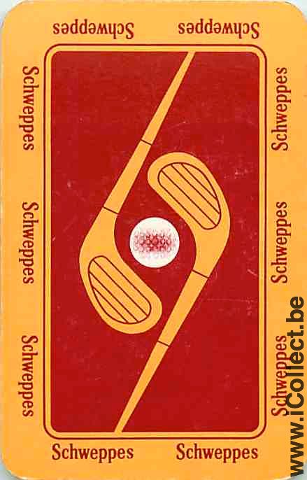 Single Swap Playing Cards Soft Schweppes (PS01-10F) - Click Image to Close
