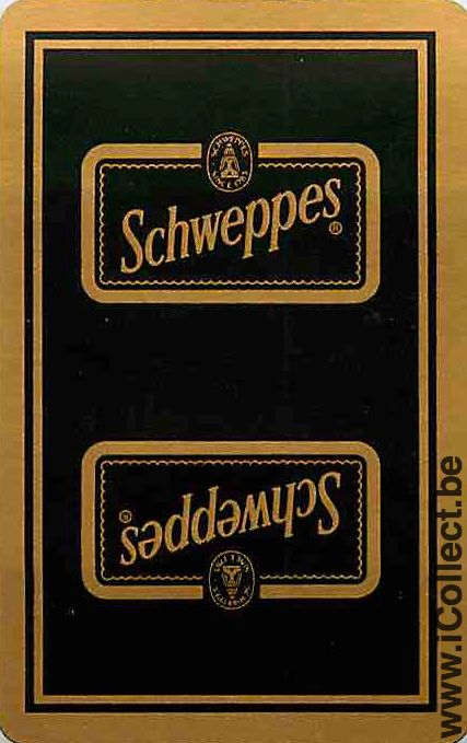 Single Swap Playing Cards Soft Schweppes (PS04-47D)