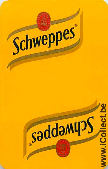 Single Swap Playing Cards Soft Schweppes (PS23-48D)