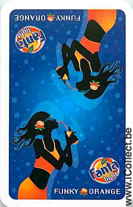 Single Swap Playing Cards Soft Drink Fanta Light (PS09-13A)