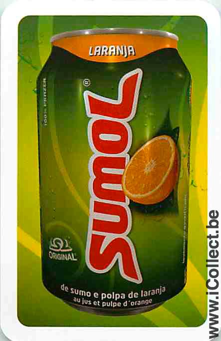 Single Playing Cards Soft Drink Sumol (PS09-13B)