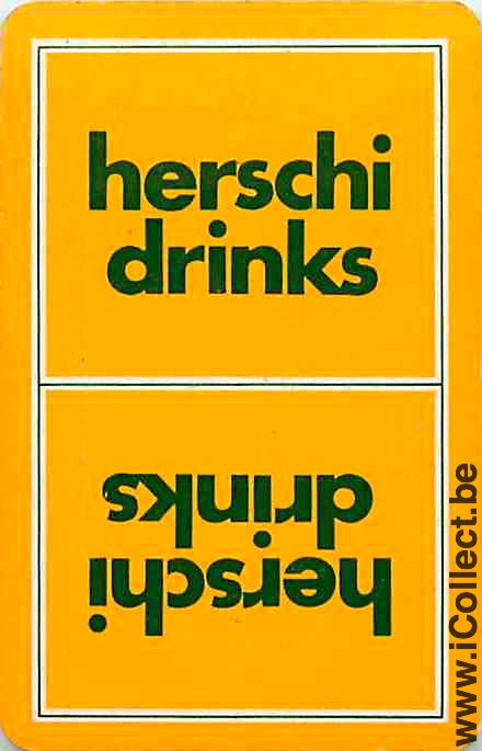 Single Swap Playing Cards Soft Herschi Drinks (PS22-60H)