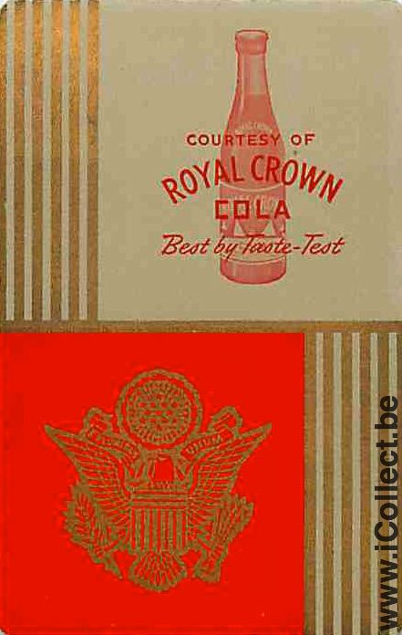 Single Swap Playing Cards Soft Royal Crown Cola (PS02-52F)