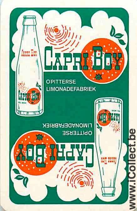 Single Swap Playing Cards Soft Drink Capri Boy (PS23-54A) - Click Image to Close