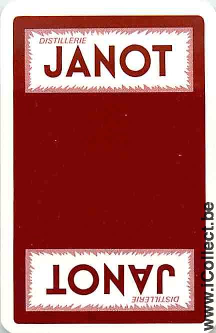 Single Swap Playing Cards Alcohol Janot Sirop (PS23-59F)