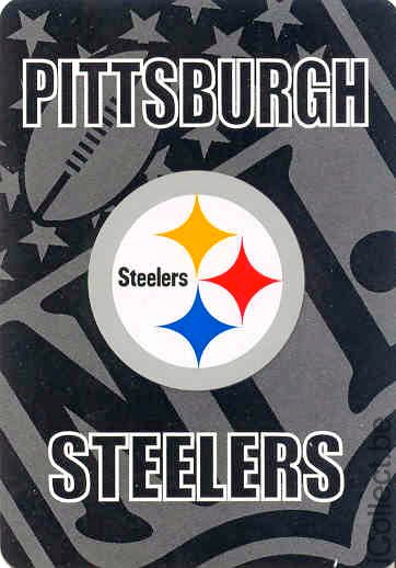 Single Swap Playing Cards NFL Pittsburgh Steelers (PS01-37B - Click Image to Close