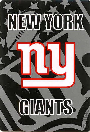 Single Swap Playing Cards Sport NFL New York Giants (PS01-38B) - Click Image to Close