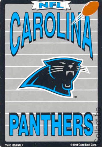 Single Swap Playing Cards Sport NFL Carolina Panthers (PS01-44D) - Click Image to Close