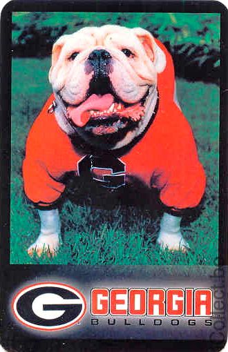 Single Swap playing Cards College Football - Georgia (PS01-53D) - Click Image to Close