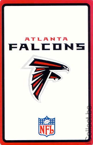 Single Swap Playing Cards NFL Atlanta Falcons (PS01-53F) - Click Image to Close