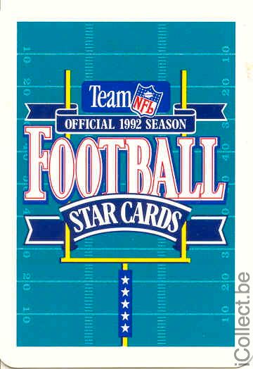 Single Swap Playing Cards Sport American Football (PS02-06A) - Click Image to Close