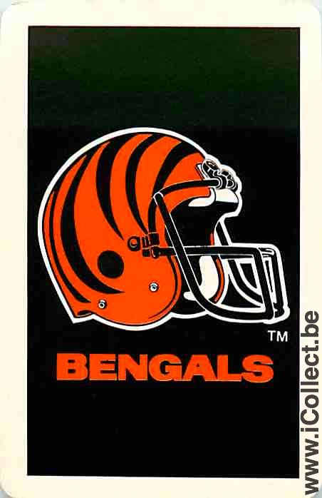 Single Playing Cards Sport NFL - Cincinnati Bengals (PS02-58E)