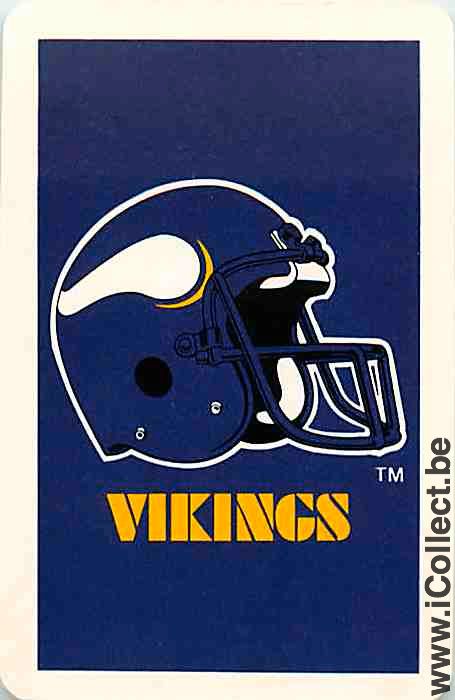 Single Playing Cards Sport NFL - Minnesota Vickings (PS02-58I) - Click Image to Close