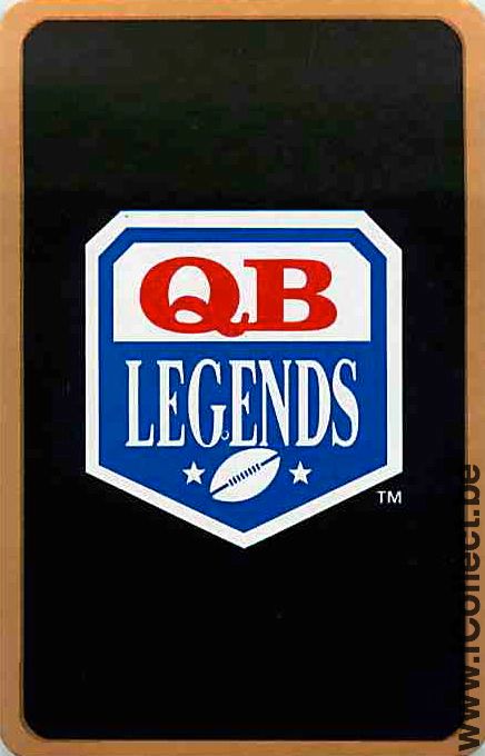Single Swap Playing Cards Sport NFL QB Legends (PS10-57I)