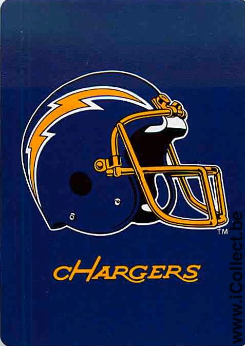 Single Playing Cards Sport NFL Chargers (PS08-57E)