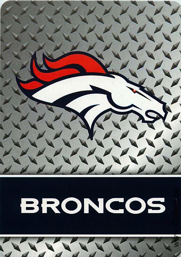 Single Playing Cards Sport NFL Denver Broncos (PS02-09F) - Click Image to Close