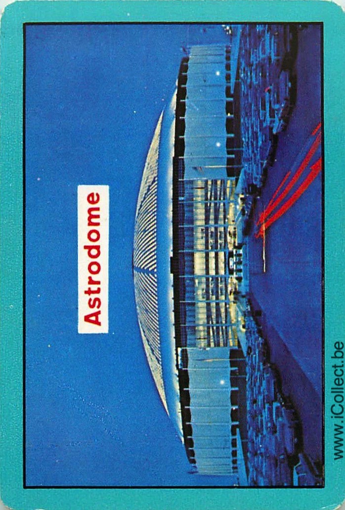 Single Swap Playing Cards Sport Astrodome Stadium (PS06-50A)
