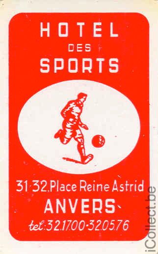 Single Swap Playing Cards Football - Hotel des Sports (PS03-02C) - Click Image to Close