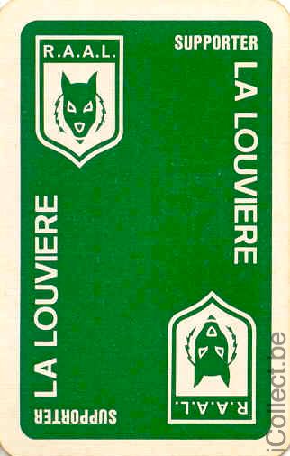 Single Swap Playing Cards Sport Football La Louviere (PS03-02E)