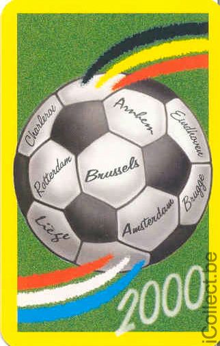 Single Swap Playing Cards Sport Football EURO 2000 (PS03-02F) - Click Image to Close