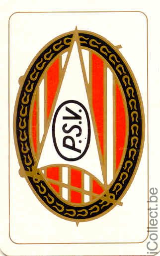 Single Swap Playing Cards Sport Football PSV Eindhoven (PS03-02G - Click Image to Close