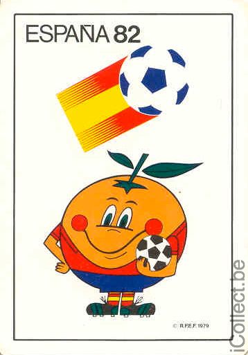 Single Swap Playing Cards Football WorldCup 1982 (PS03-03F) - Click Image to Close