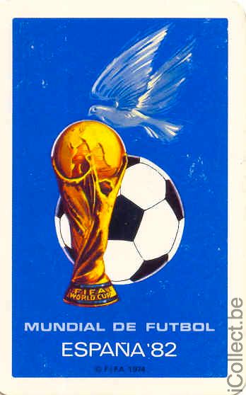 Single Swap Playing Cards Football Worldcup Espana (PS03-04H)