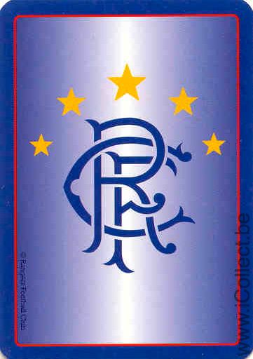 Single Playing Cards Rangers Football Club (PS03-22I)