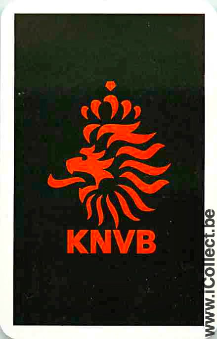 Single Playing Cards Sport Football KNVB (PS06-01A) - Click Image to Close