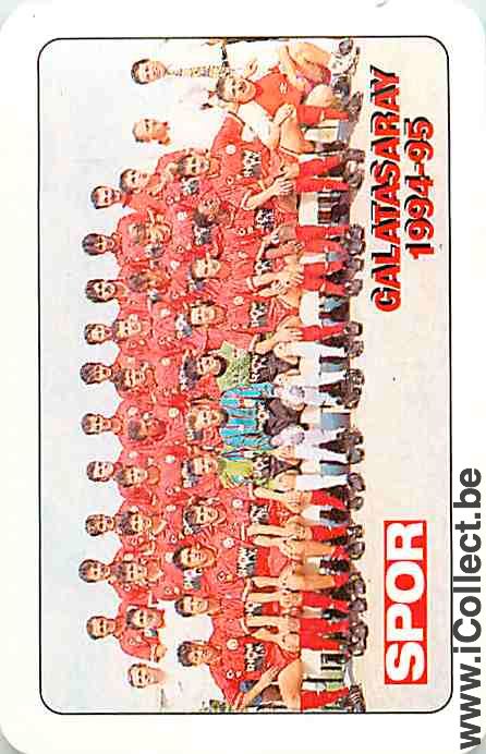 Single Swap Playing Cards Football Galatasaray 94-95 (PS05-47D)