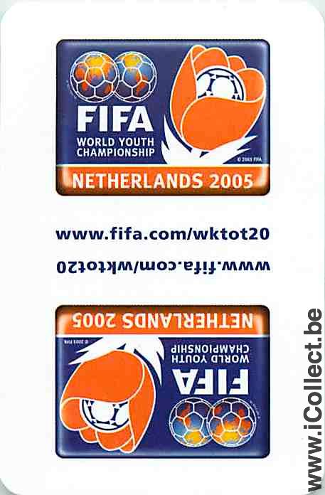 Single Playing Cards Football FIFA 2005 (PS05-49B)