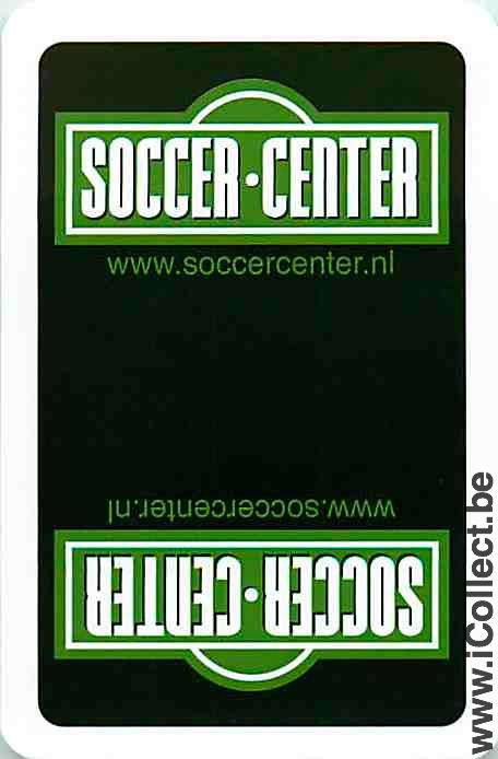 Single Playing Cards Soccer Center (PS05-56C) - Click Image to Close