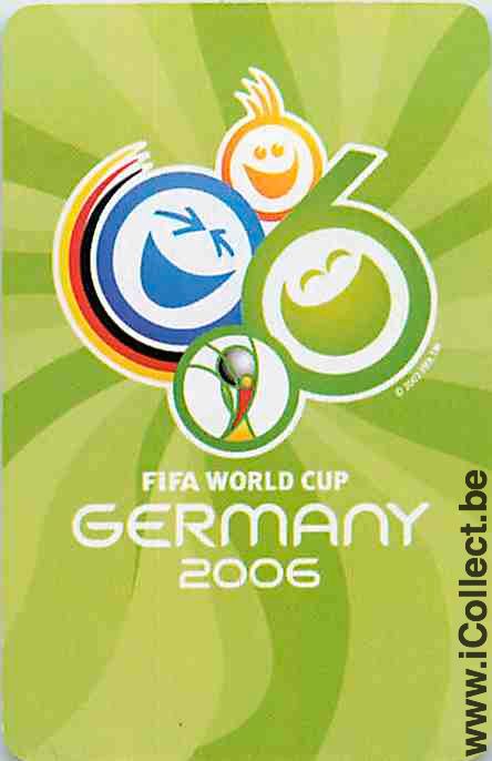 Single Playing Cards FIFA World Cup Germany 2006 (PS05-60A)