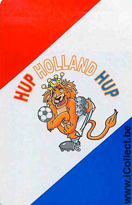 Single Playing Cards Sport Football HUP Holland (PS14-42E) - Click Image to Close