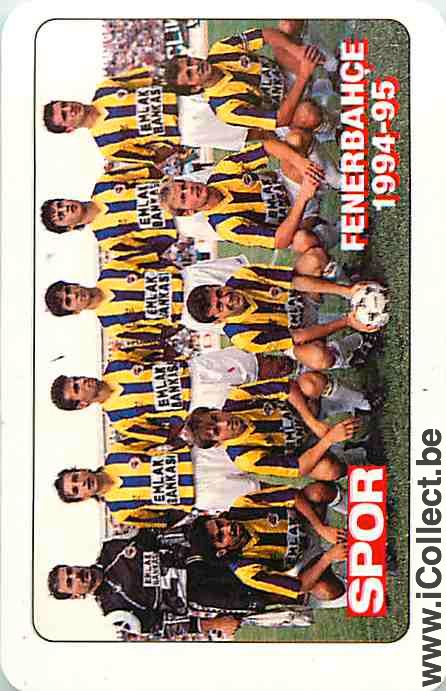 Single Playing Cards Sport Football Fernerbahce (PS14-42I)