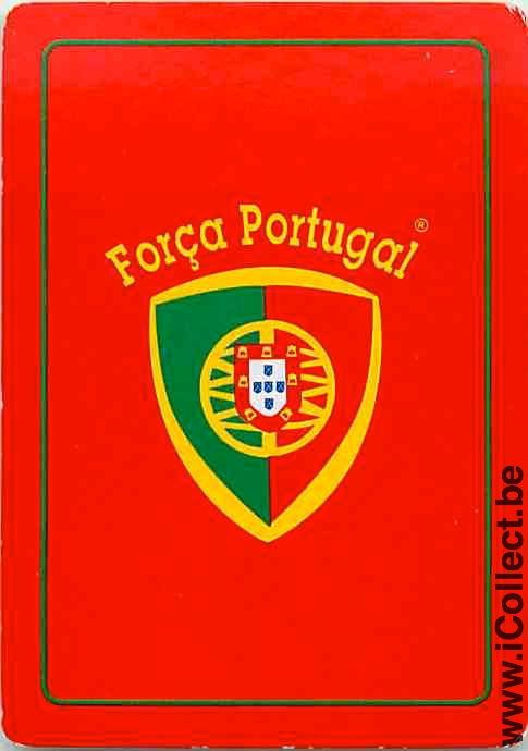 Single Playing Cards Sport Football Forca Protugal (PS14-43C)