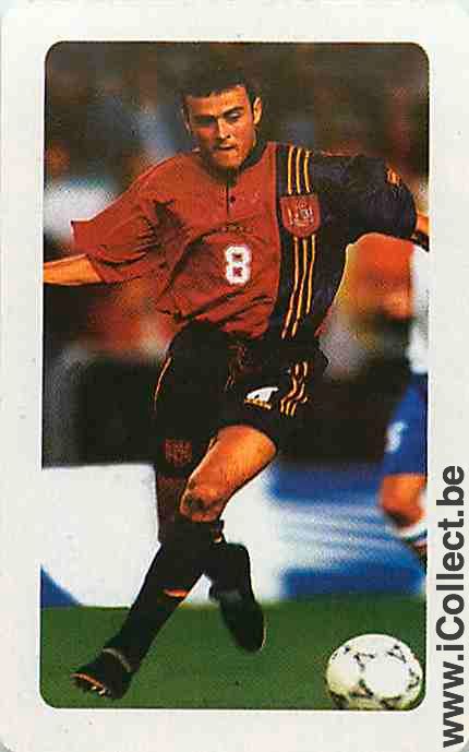 Single Playing Cards Sport Football Spanish Player (PS14-43G)