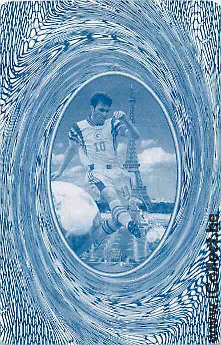 Single Playing Cards Sport Football French Player (PS14-43I)