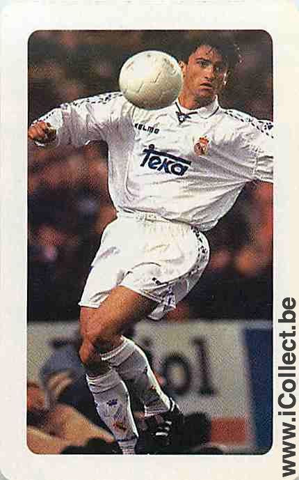 Single Playing Cards Sport Football Real Madrid Player (PS14-44A