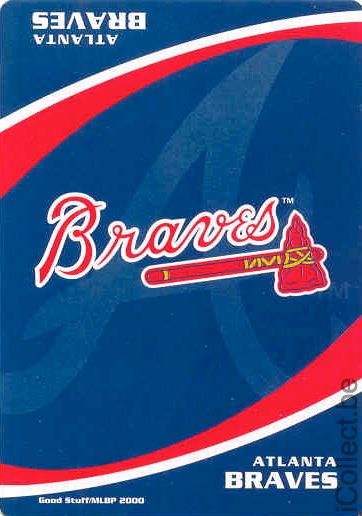 Single Swap Playing Cards Baseball Atlanta Braves MLB (PS03-05A) - Click Image to Close