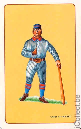 Single Swap Playing Cards Sport Baseball Player (PS03-05C)