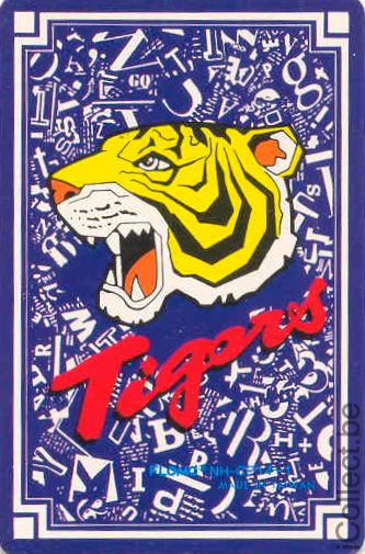 Single Swap Playing Cards Sport Baseball Tigers MLB (PS03-05E) - Click Image to Close