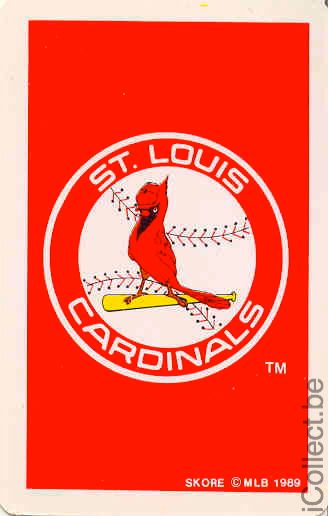Single Swap Playing Cards Baseball Cardinals MLB (PS03-05F) - Click Image to Close