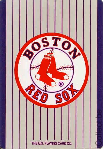 Single Swap Playing Cards Baseball Boston Red Sox MLB (PS03-06A) - Click Image to Close