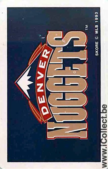 Single Playing Cards Sport Baseball MLB Nuggets (PS07-60H)