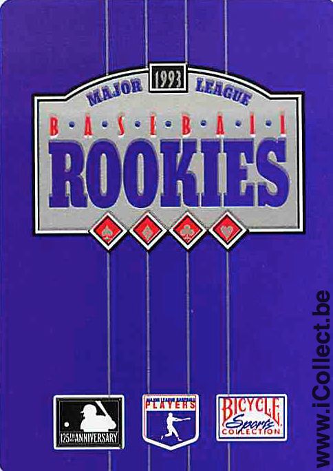 Single Playing Cards Sport Baseball Rookies 1993 (PS07-31A) - Click Image to Close