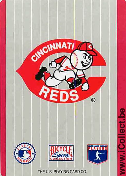 Single Playing Cards Sport Baseball Cincinnati REDS (PS07-31I) - Click Image to Close