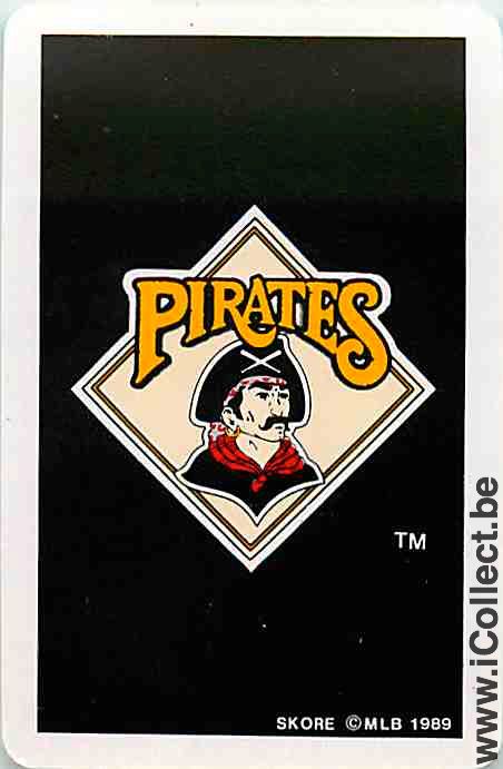 Single Swap Playing Cards Sport Pirates Baseball (PS07-12H) - Click Image to Close